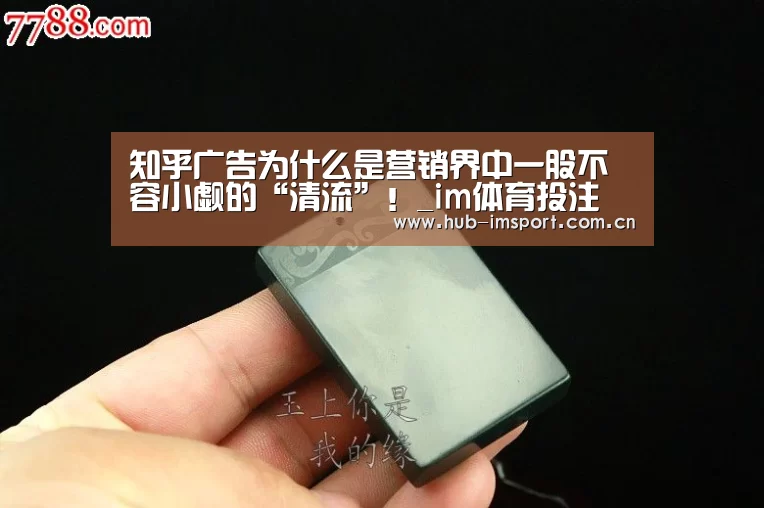知乎广告为什么是营销界中一股不容小觑的“清流”!_im体育投注(图2) im体育